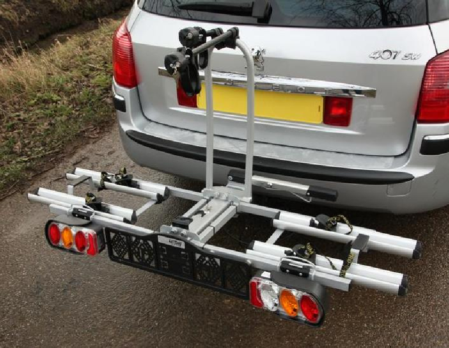 towbar mounted 2 bike rack